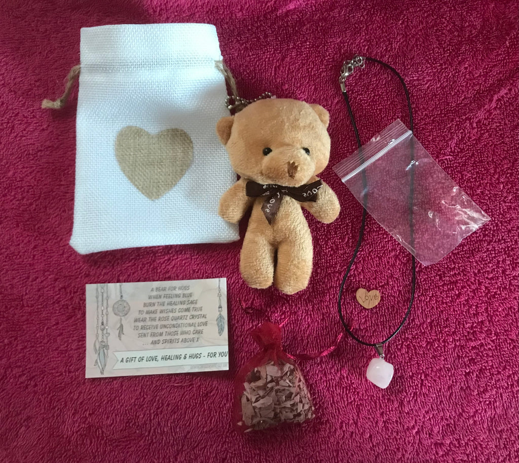 Teddy bear hugs gift set